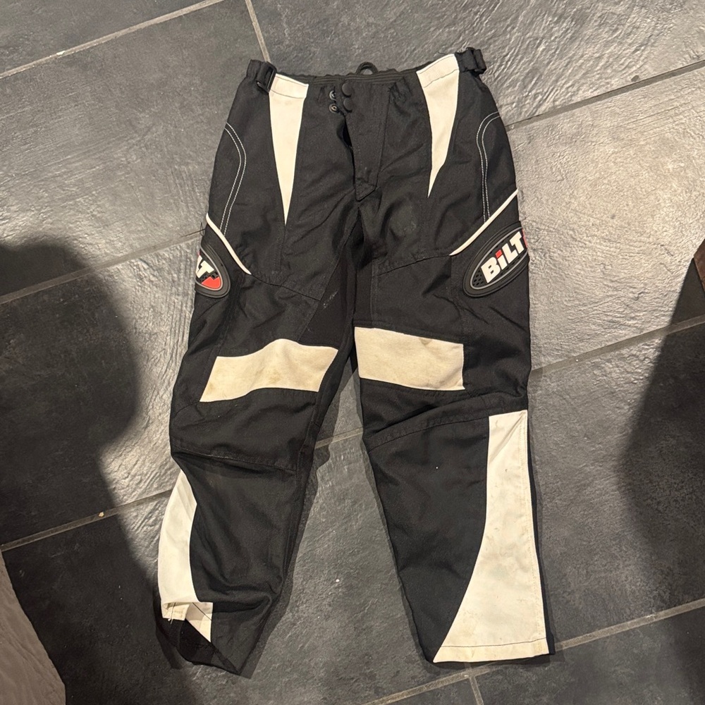 BILT Kids Black and White Adventure Pants